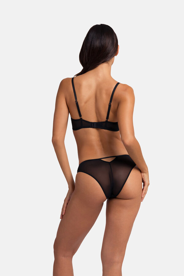 Dorina Pack de 2 cuecas cl&aacute;ssicas preto