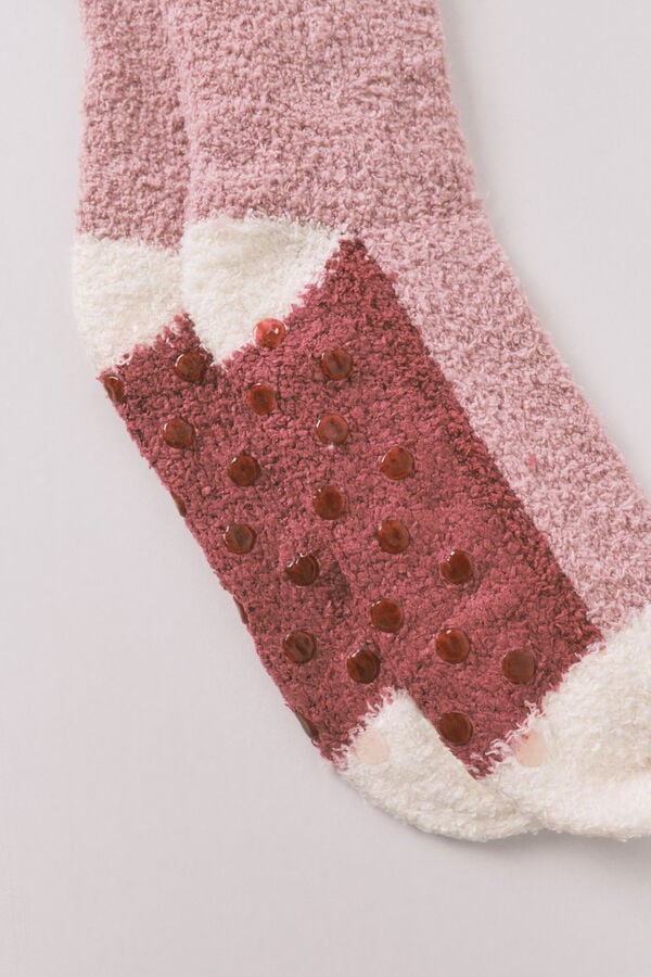 Women'secret Calcetines largos rosa rosa
