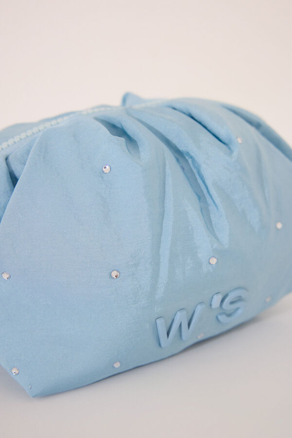 Women'secret Pequena nécessaire de higiene acolchoada em azul médio azul