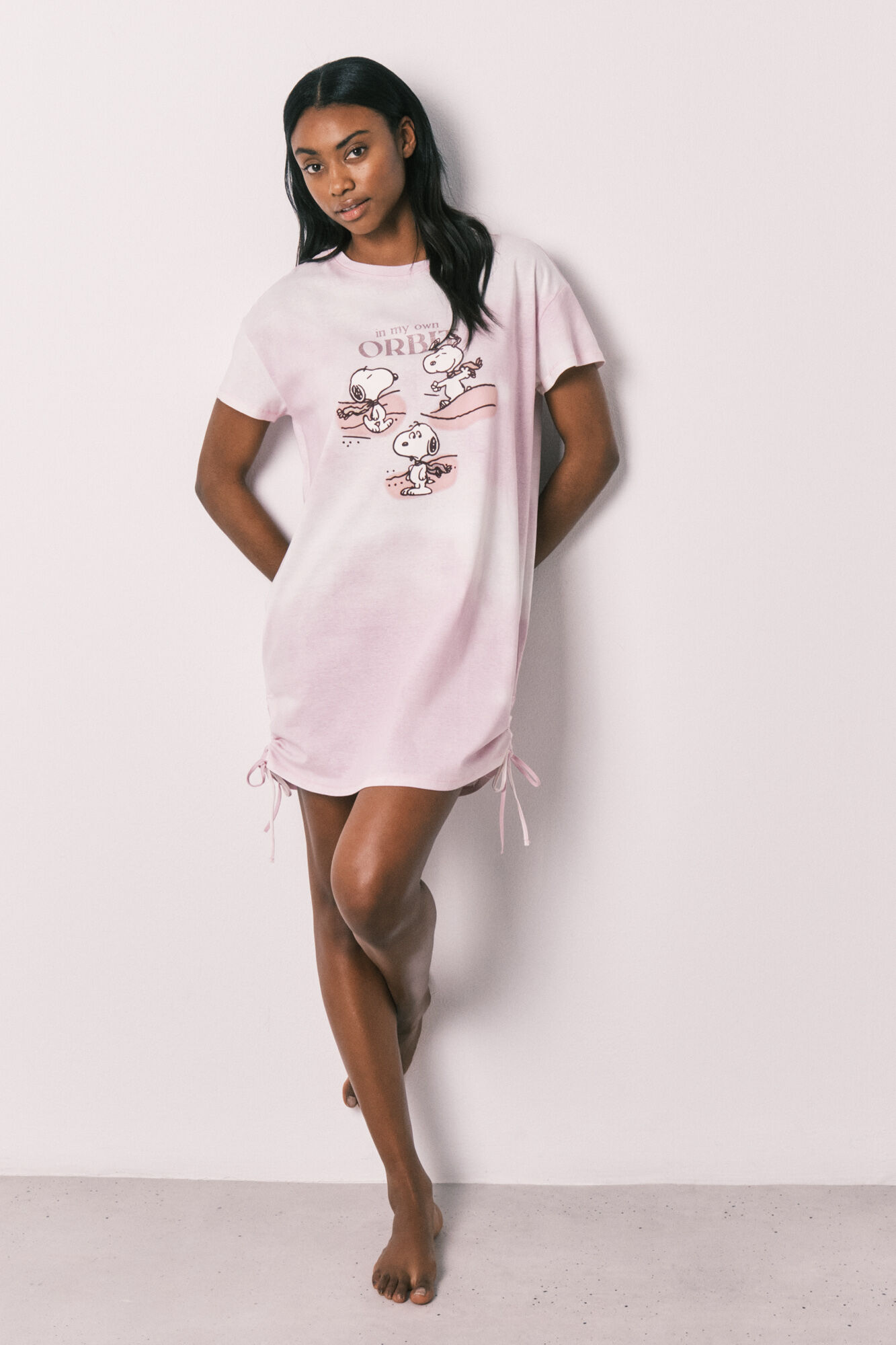 Women'secret Camis&oacute;n corto rosa algod&oacute;n Snoopy