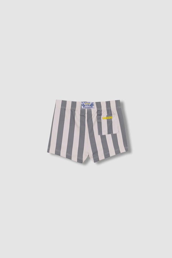 Gocco Mai&ocirc; riscas cinza cinzento