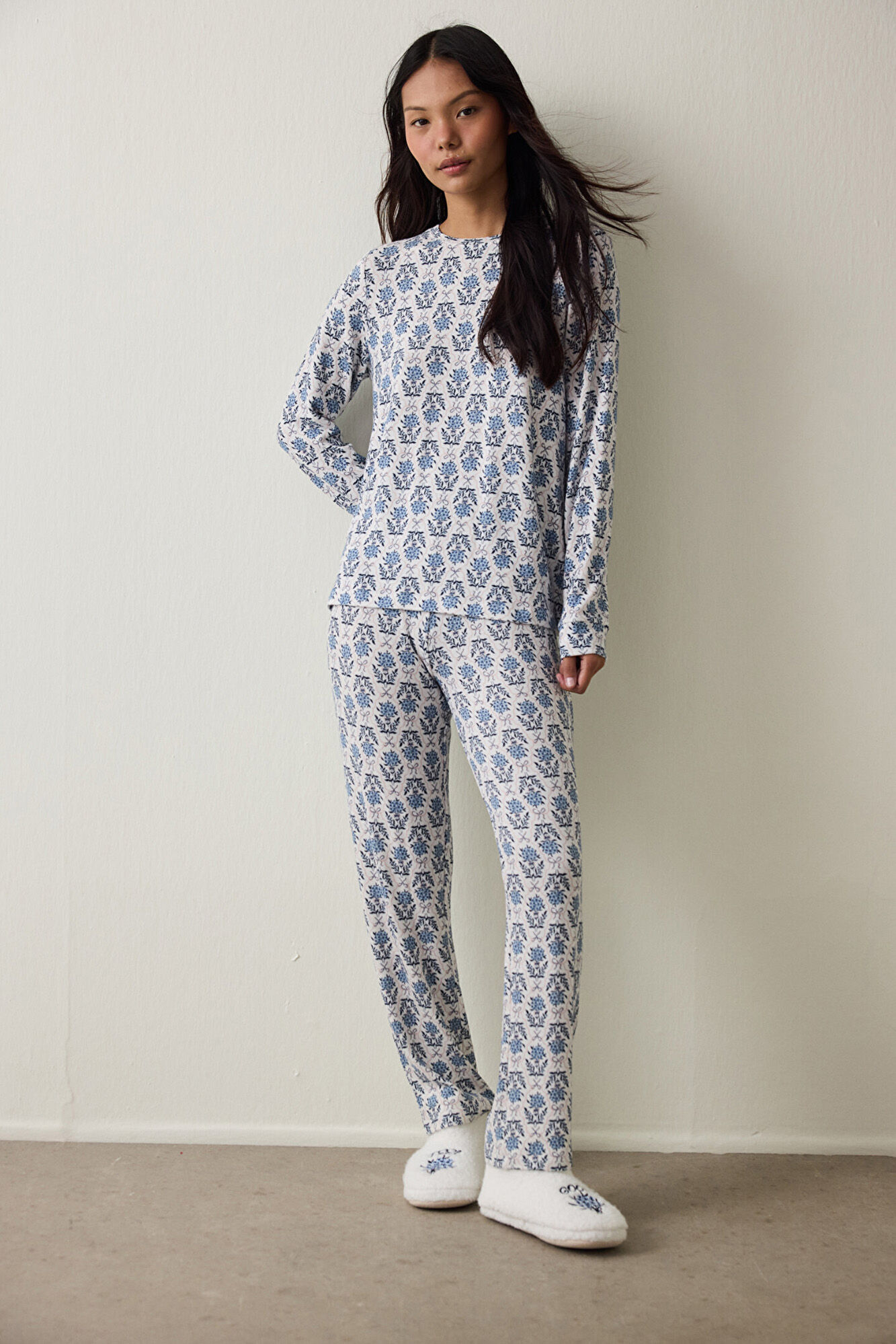 Penti Camiseta de pijama floral y efecto t&eacute;rmico Tea Time