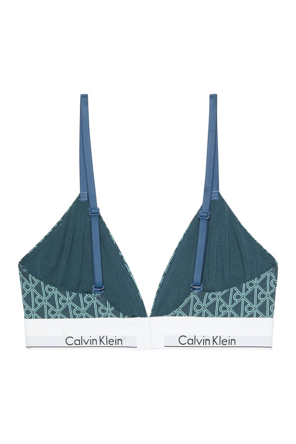 Calvin Klein Soutien tri&acirc;ngulo azul