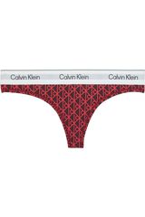 Calvin Klein Braga tanga de algod&oacute;n con logo estampado