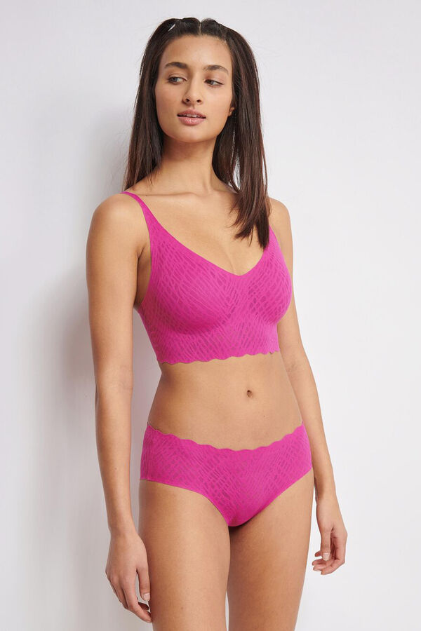 Sloggi Suti&atilde; triangular ZERO Feel Bliss rosa