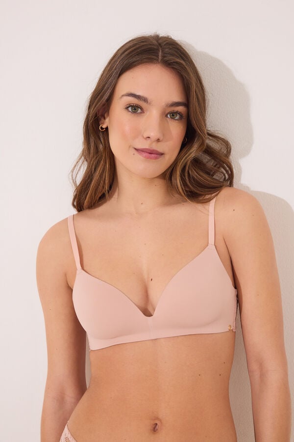 Women'secret LOVELY Soutien triangular enchimento rosa rosa