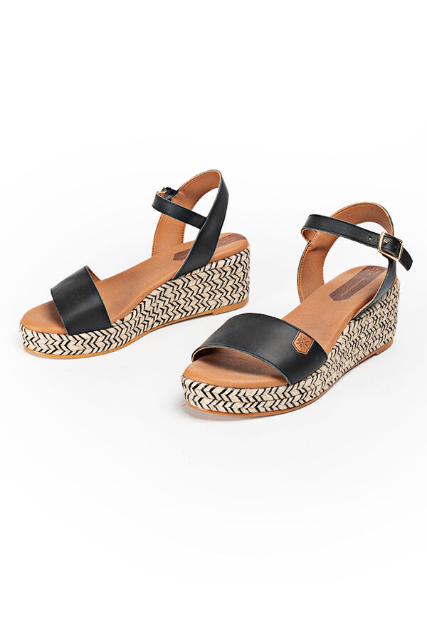 Popa Sandalia cu&ntilde;a baja Zante Napa negro