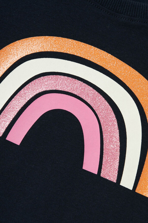 Name it T-shirt menina manga curta azul