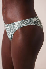 Penti Cueca de Biqu&iacute;ni em V Camelia estampado