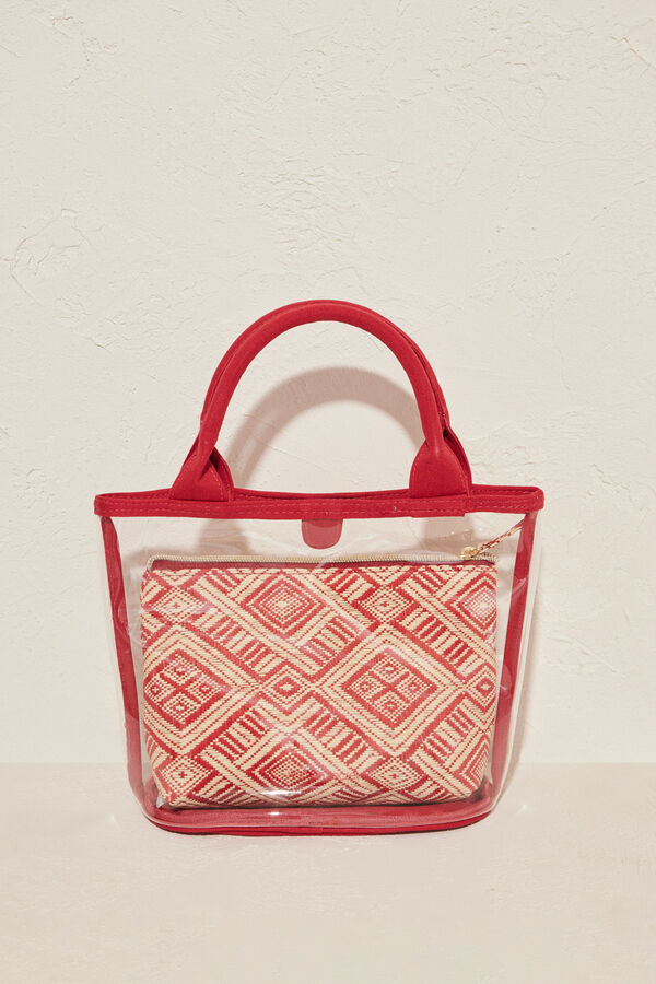 Women'secret Pack 2 neceseres rojo &eacute;tnico rojo