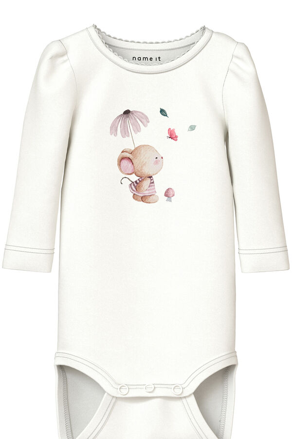 Name it Set de bodies de bebe blanco