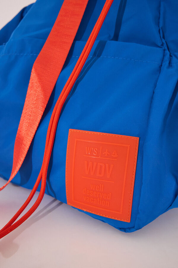 Women'secret Bolso multiusos nylon azul  azul