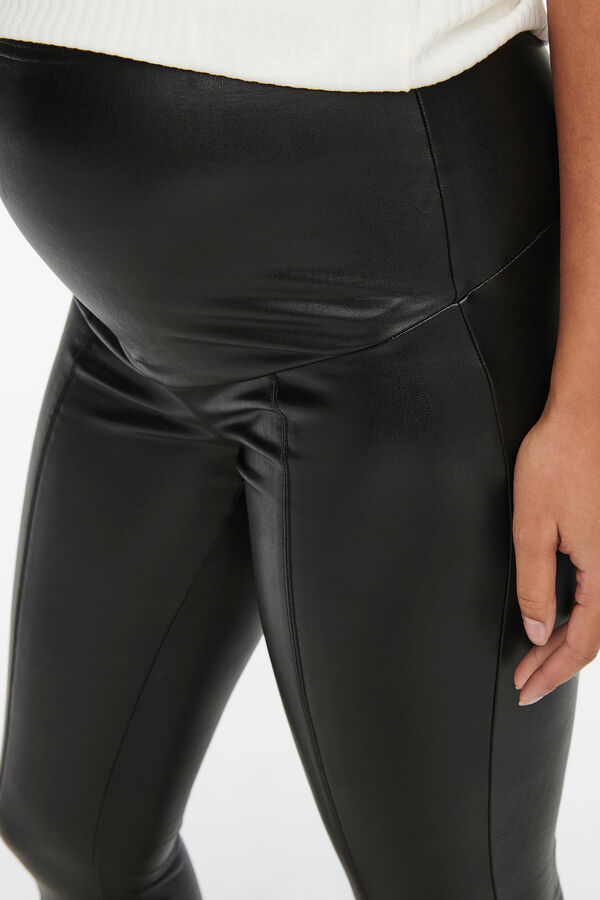 Womensecret Leggings polipiel maternity negro