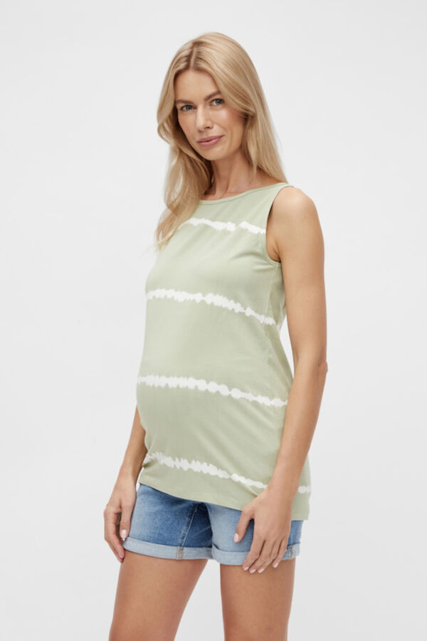 Womensecret Camiseta sin mangas maternity verde