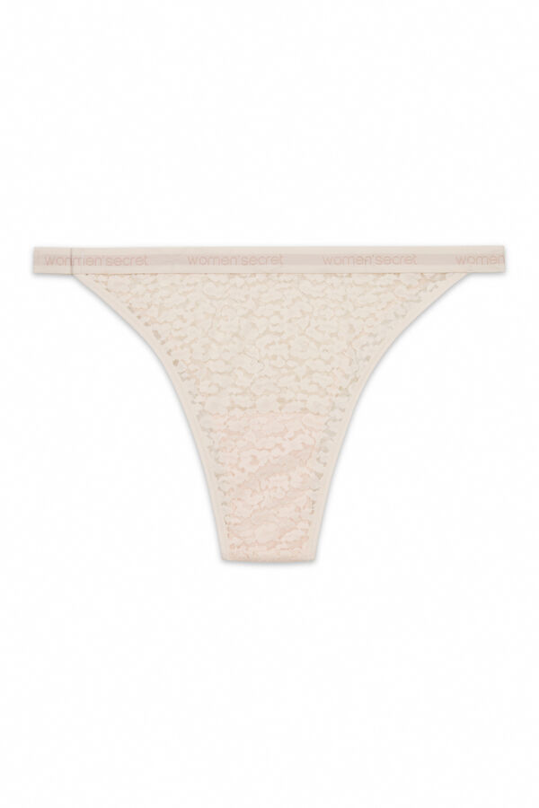 Women'secret Braga brasile&ntilde;a animal print marfil  marfil