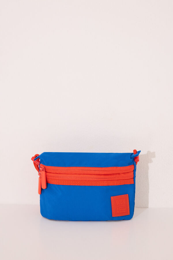 Women'secret Bolso cartera nylon azul  azul
