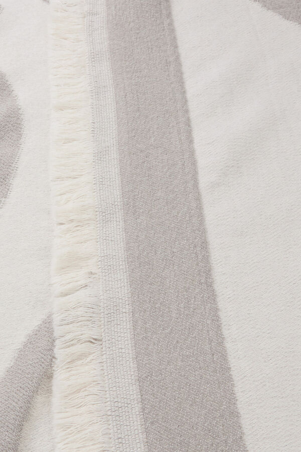 Textura Manta de mistura de Manta com desenho cinzento