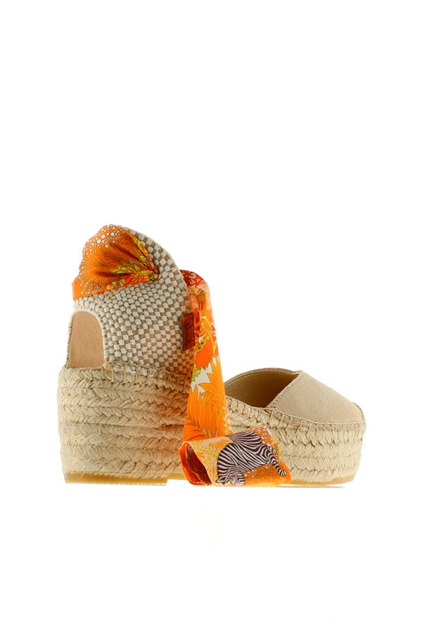 Vidorreta Alpargata cu&ntilde;a yute beige nude