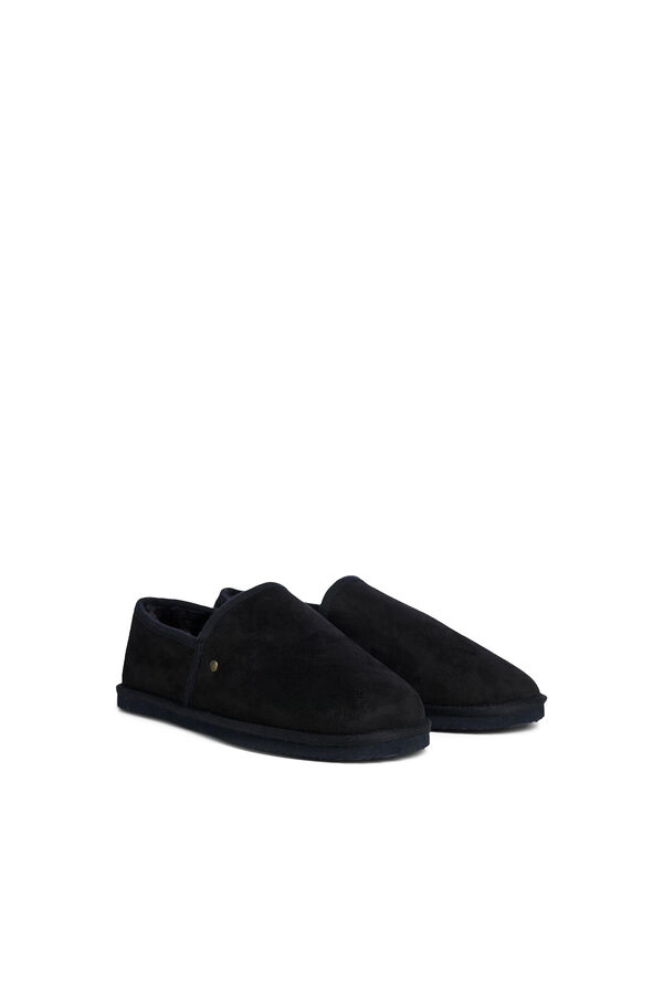 Womensecret Slippers monocolor negro