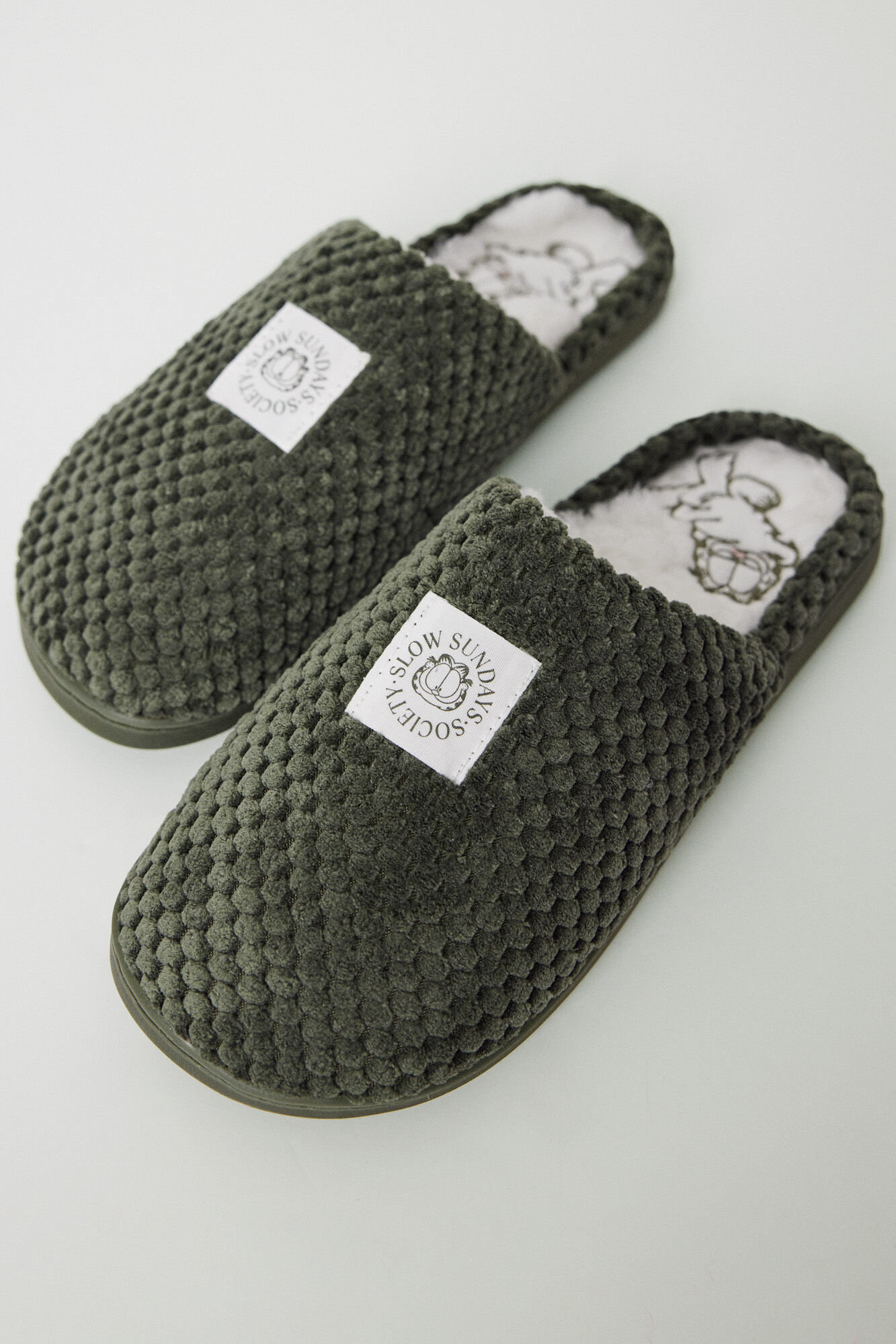 Women'secret Chinelos com textura Garfield