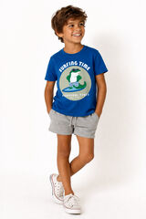 Name it Conjunto camiseta y bermuda gris