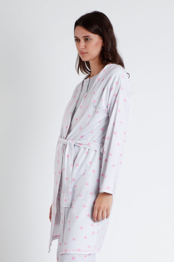 Admas DISNEY Robe manga comprida maternity Dálmatas para mulher branco