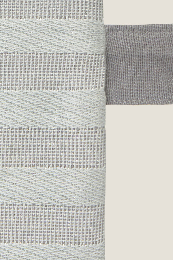 Textura Toalha de tecido floral dupla face cru