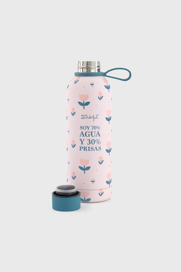 Mr. Wonderful Botella t&eacute;rmica mensaje estampado