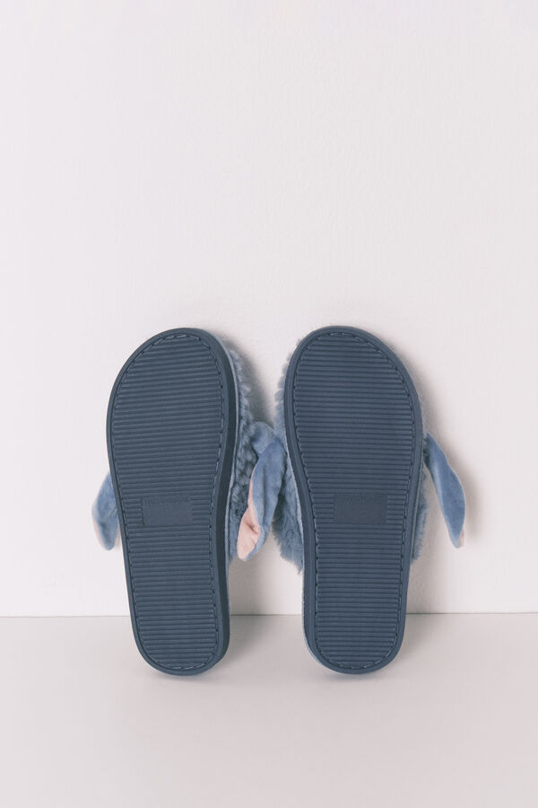 Women'secret Chinelos de quarto 3D Stitch azul