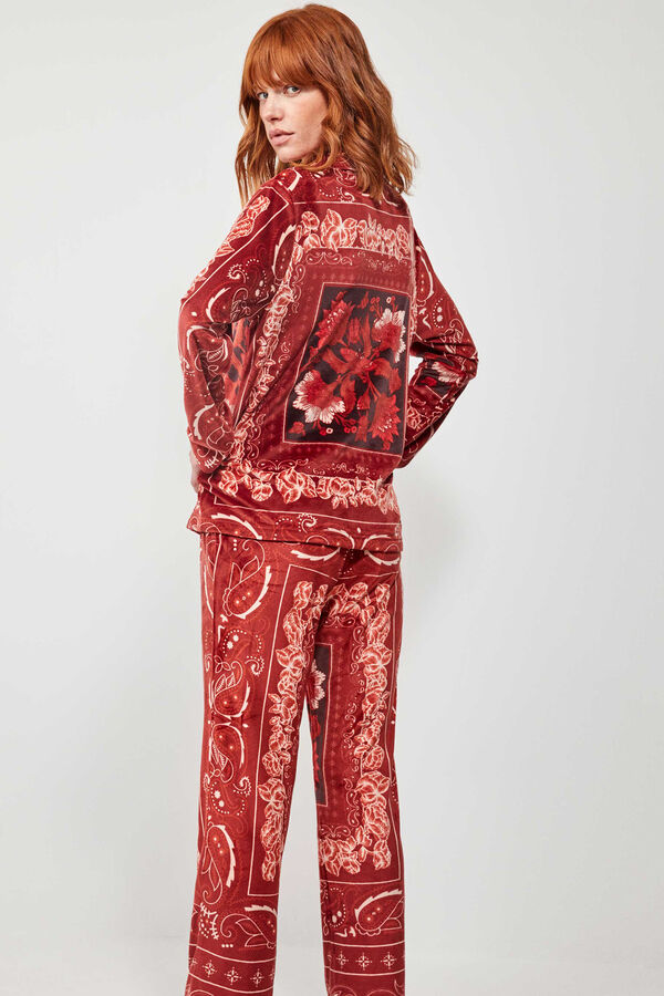 Gisela Pijama polar largo blanco