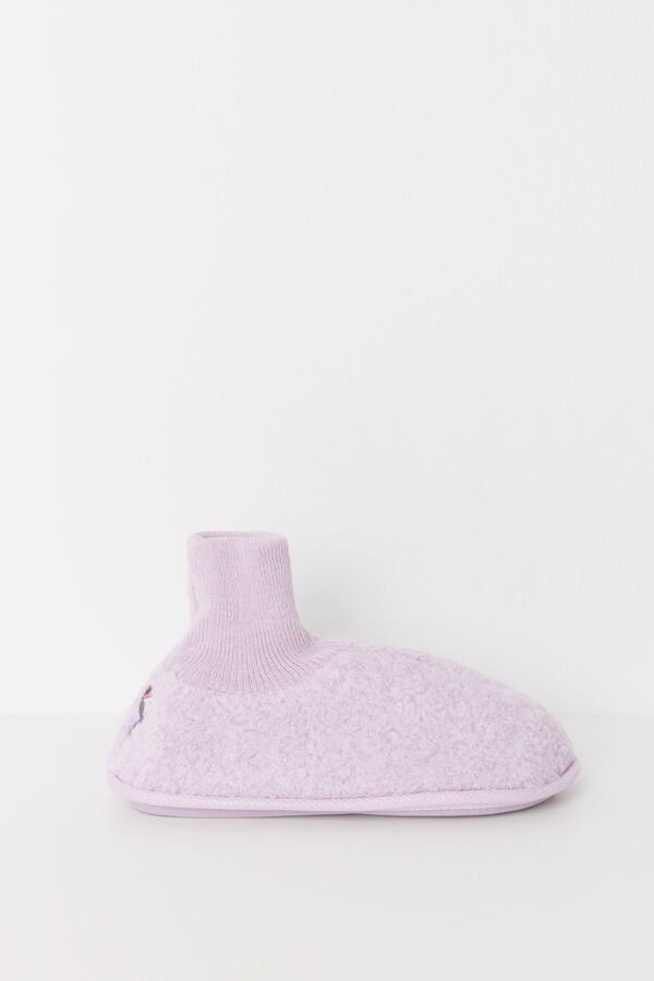 Women'secret Zapatillas casa calcet&iacute;n Snoopy rosa