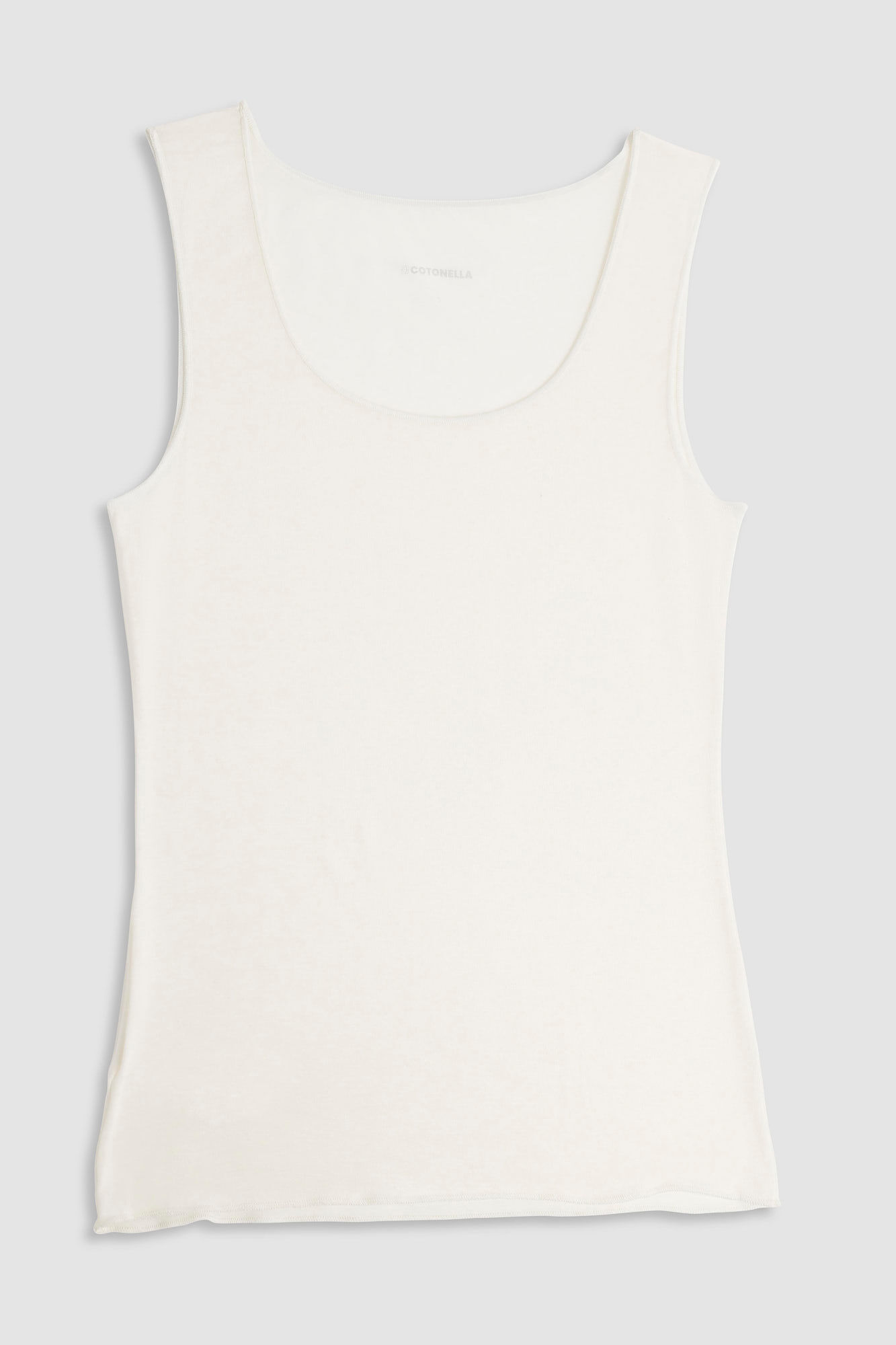 Cotonella Camiseta de cachemira sin mangas nude&nbsp;