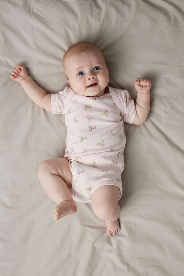 Name it Pack 3 bodies beb&eacute; ni&ntilde;a lazos morado/lila