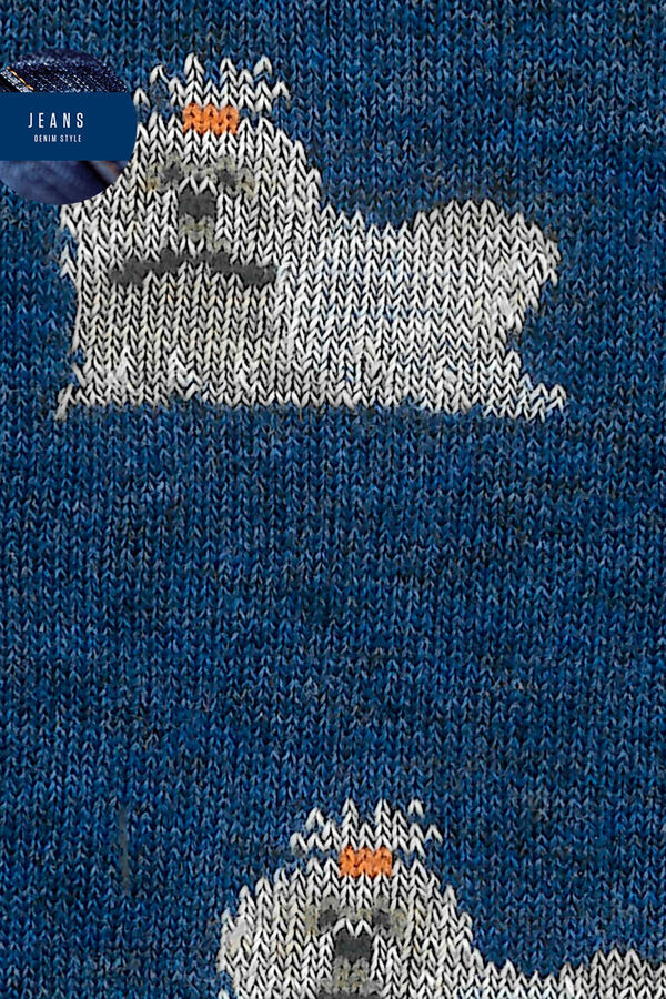 Punto Blanco Meias de viscose Bichon Malt&ecirc;s azul