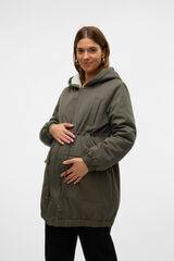 Mamalicious Parka maternity y lactancia gris