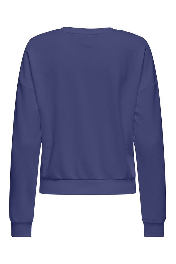 Only Play Sudadera cuello redondo morado/lila