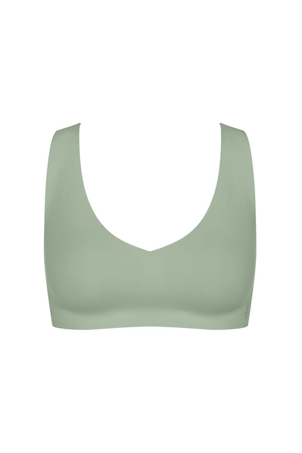 Sloggi Bralette com decote em V verde
