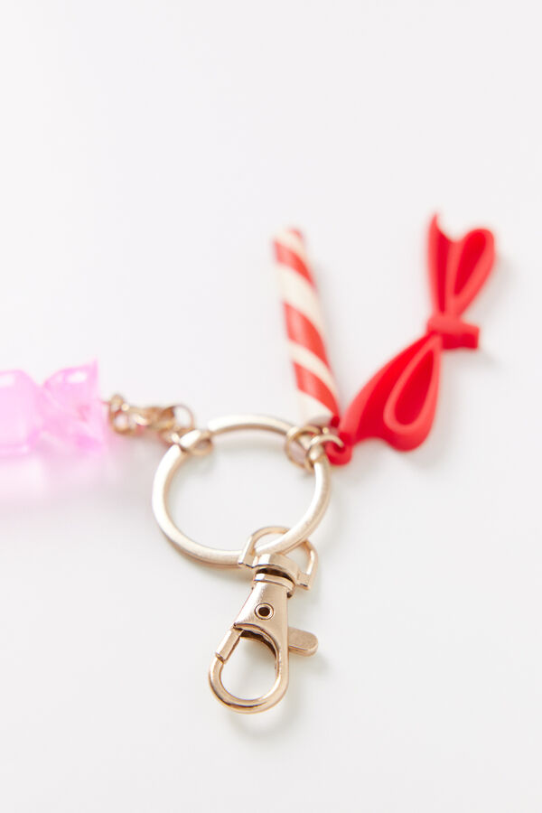 Women'secret Llavero accesorios rosa dulces estampado