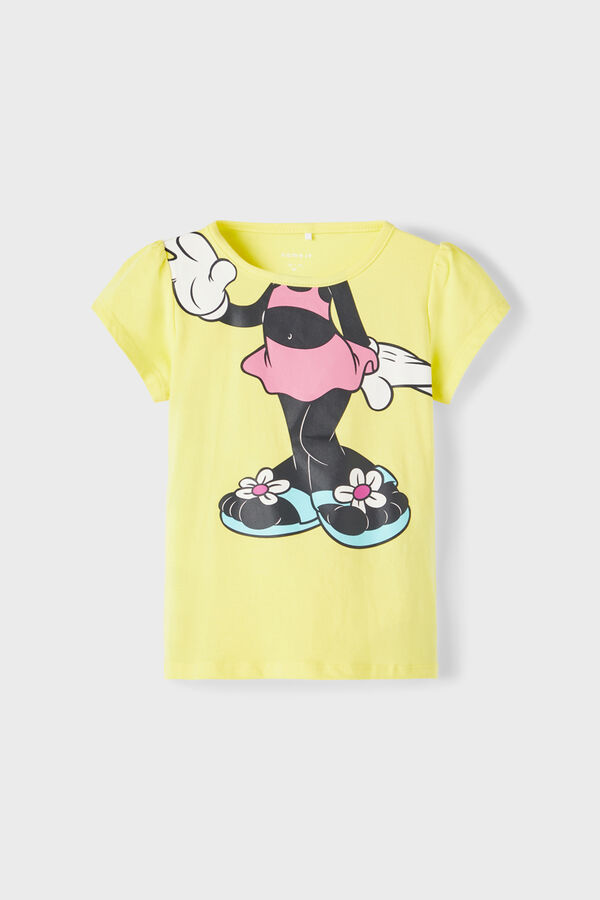 Womensecret T-shirt de menina de manga curta da Minnie estampado
