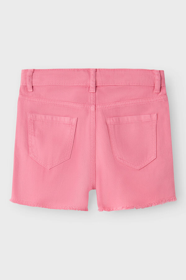 Name it Short com algod&atilde;o liso rosa