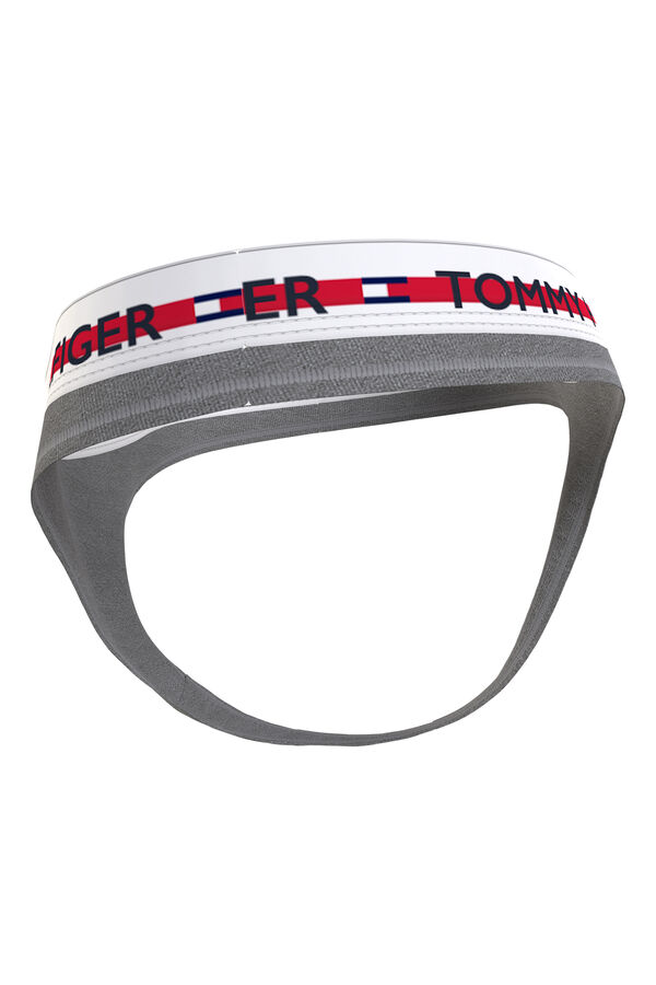 Tommy Jeans Tanga de algodão e modal cinzento