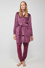 Gisela Bata polar burdeos