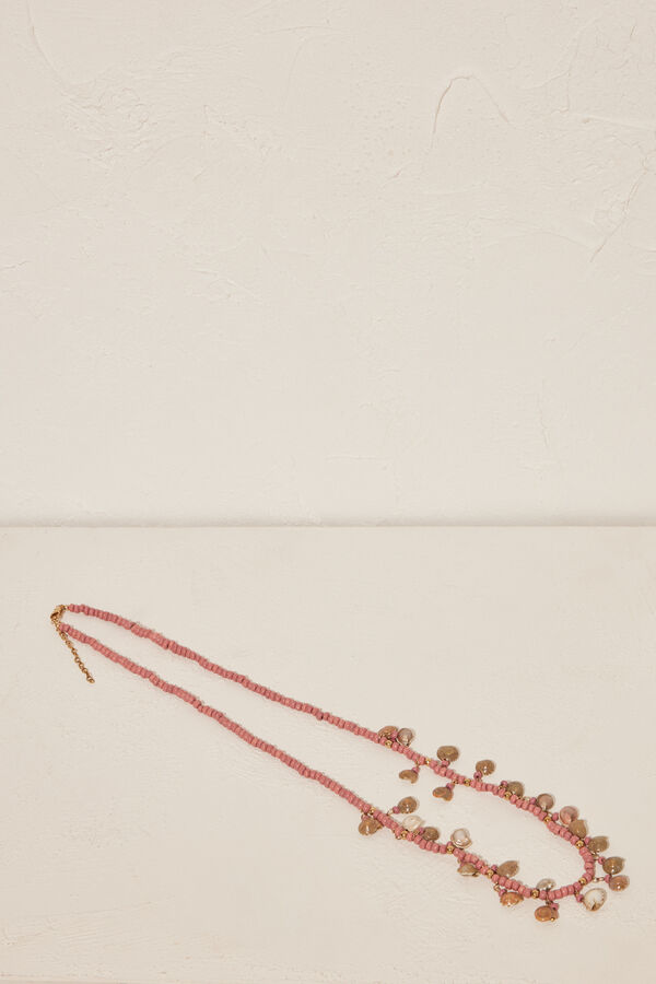 Women'secret P&ecirc;ndulo rosa b&uacute;zios cru