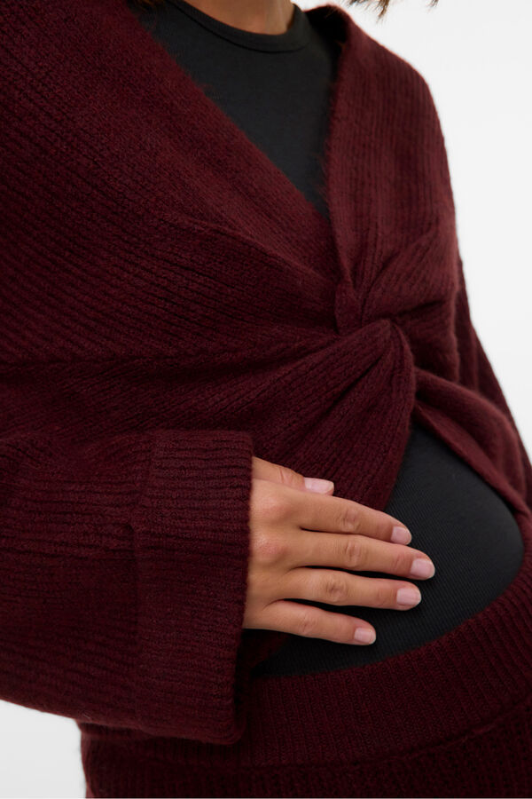 Mamalicious Jersey cropped maternity  morado/lila