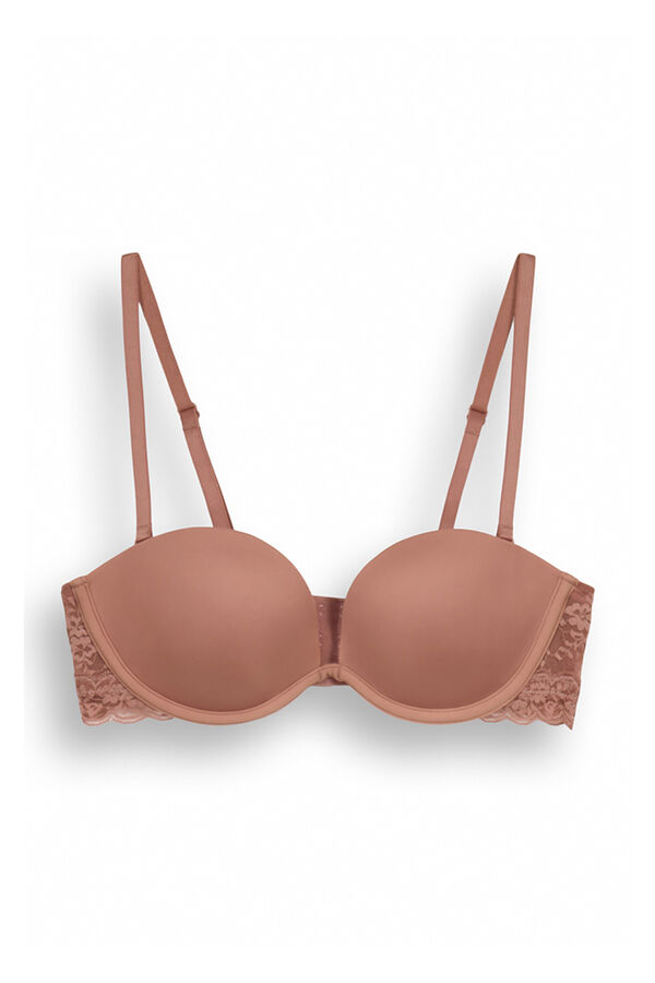 Women'secret ELEGANT Sujetador strapless marr&oacute;n marr&oacute;n