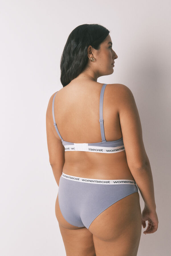 Women'secret Soutien cl&aacute;ssico de algod&atilde;o azul BEAUTIFUL azul