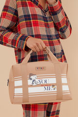 Women'secret Mala n&eacute;cessaire Snoopy Sherlock cru