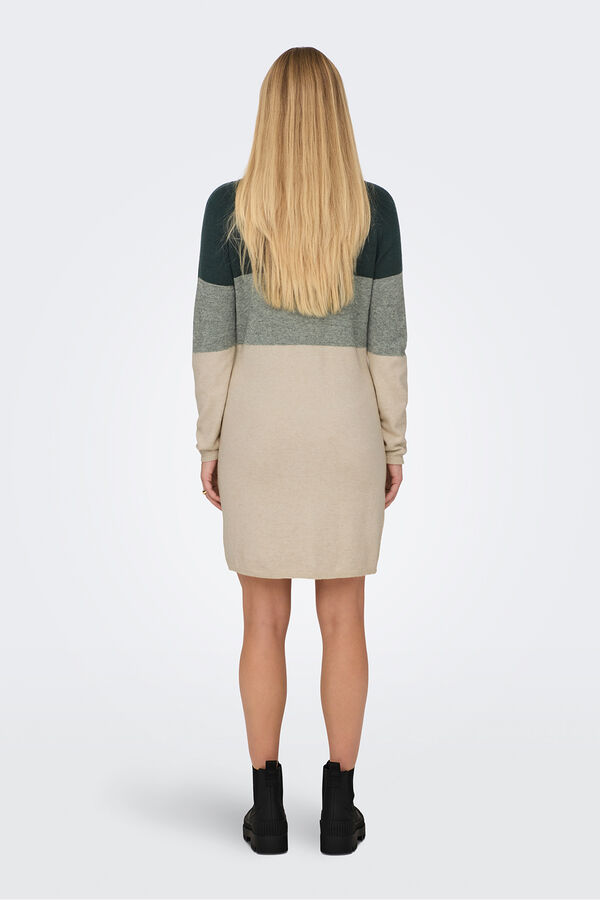 Only Maternity Vestido corto de punto maternity verde