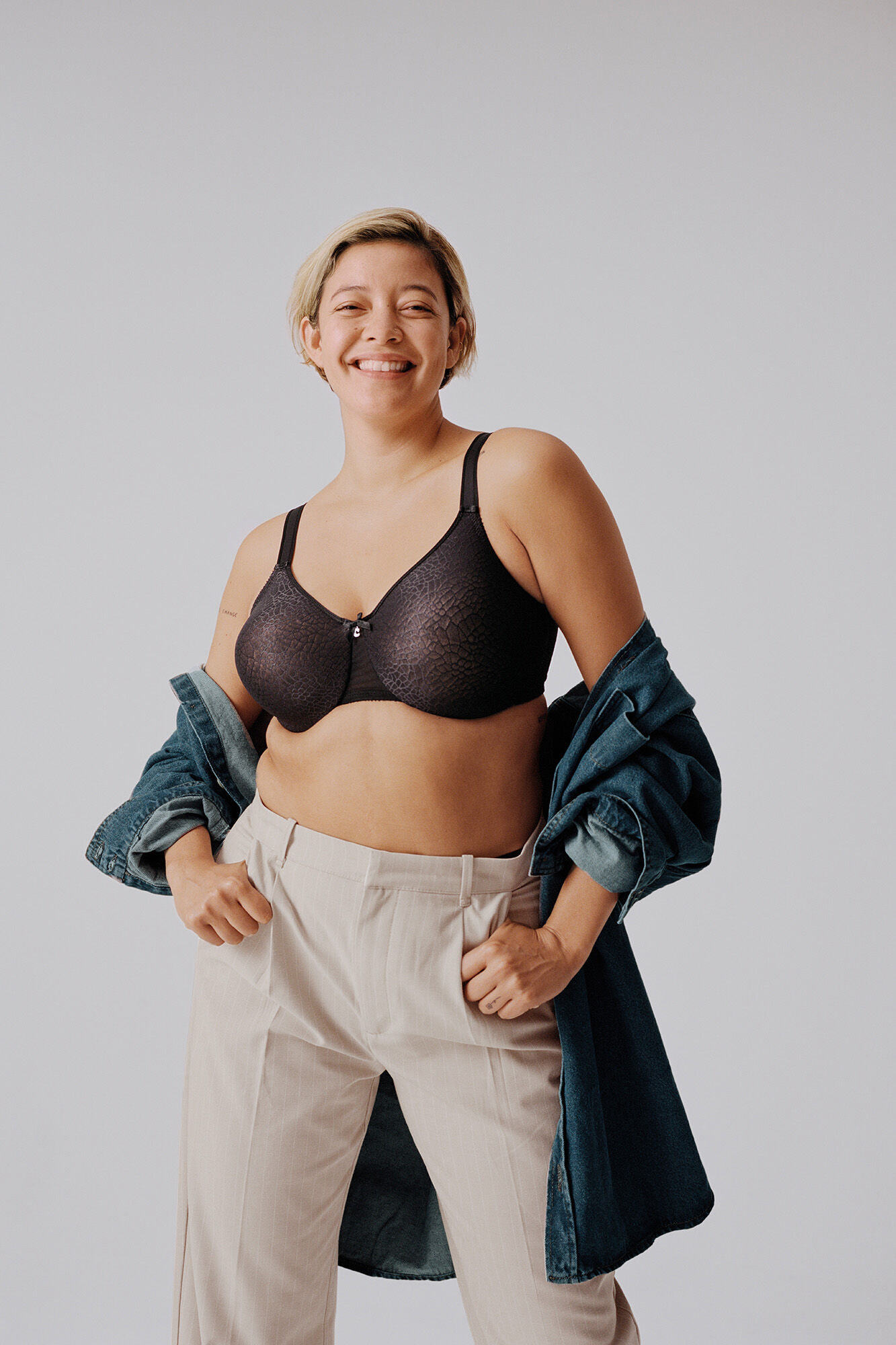 Chantelle Sujetador reductor C Magnifique malla jacquard