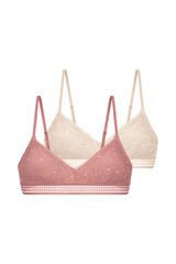 Dorina Sujetador bralette con relleno ligero rosa